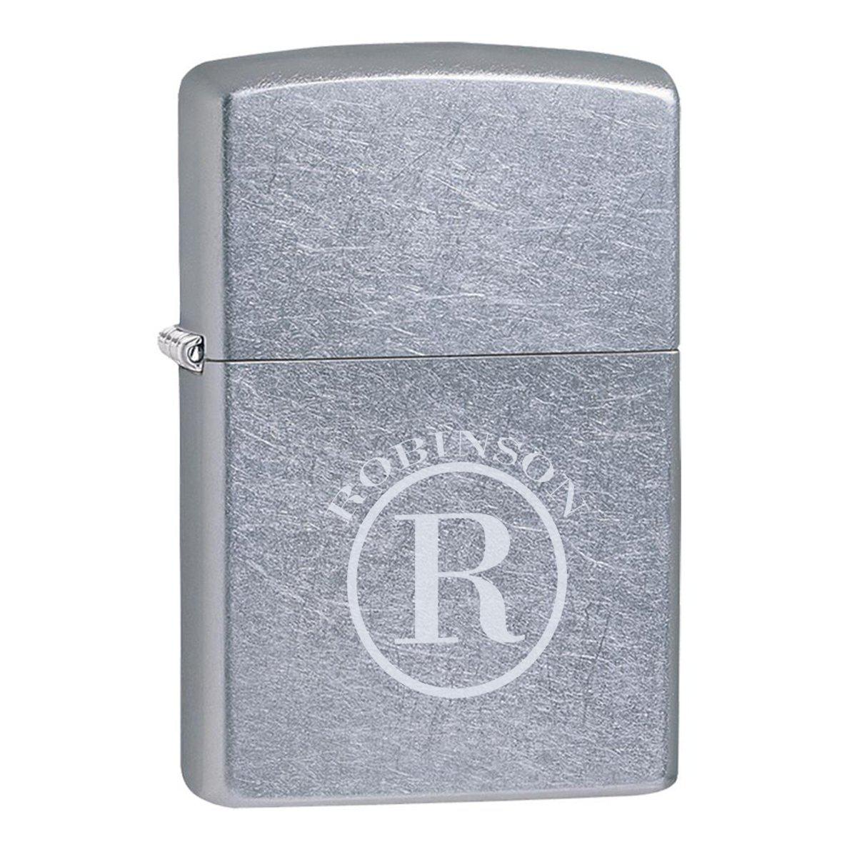 Personalized Street Chrome Zippo Lighter