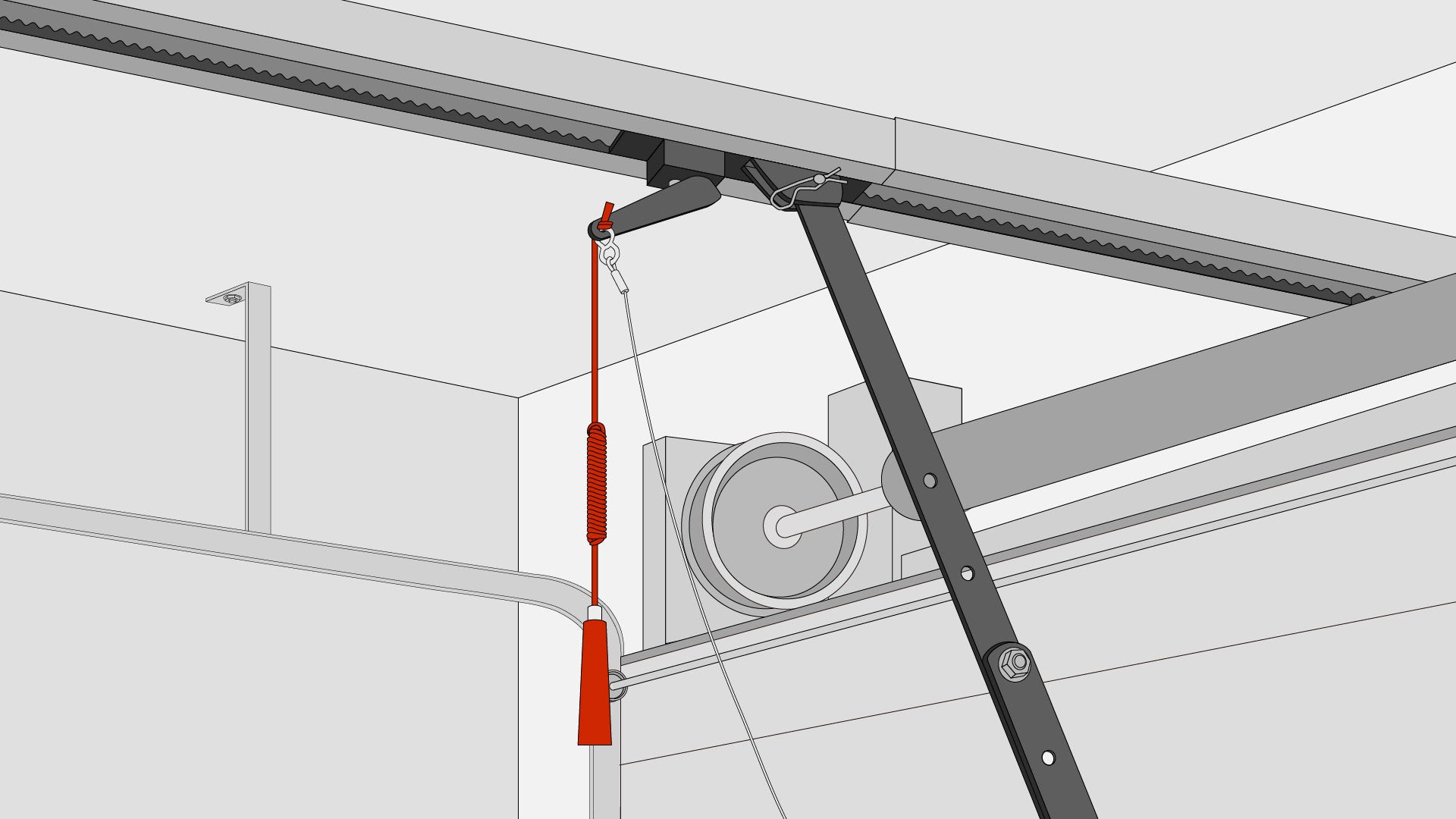 Garage Door Opener Emergency Release Kit