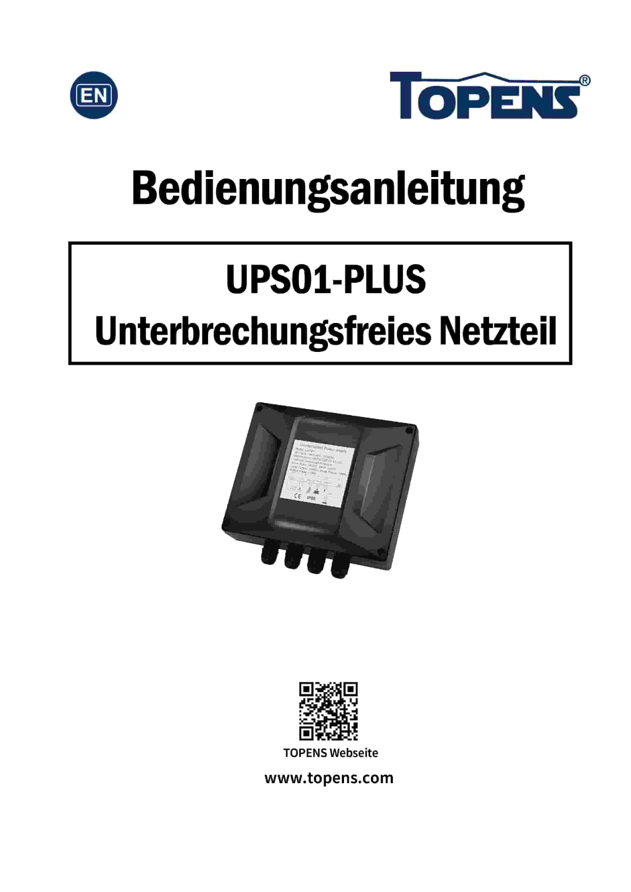 UPS01-PLUS Unterbrechungsfreies Netzteil.jpg__PID:9aa73297-bd71-4b7f-afcf-d9ffd9520fe6