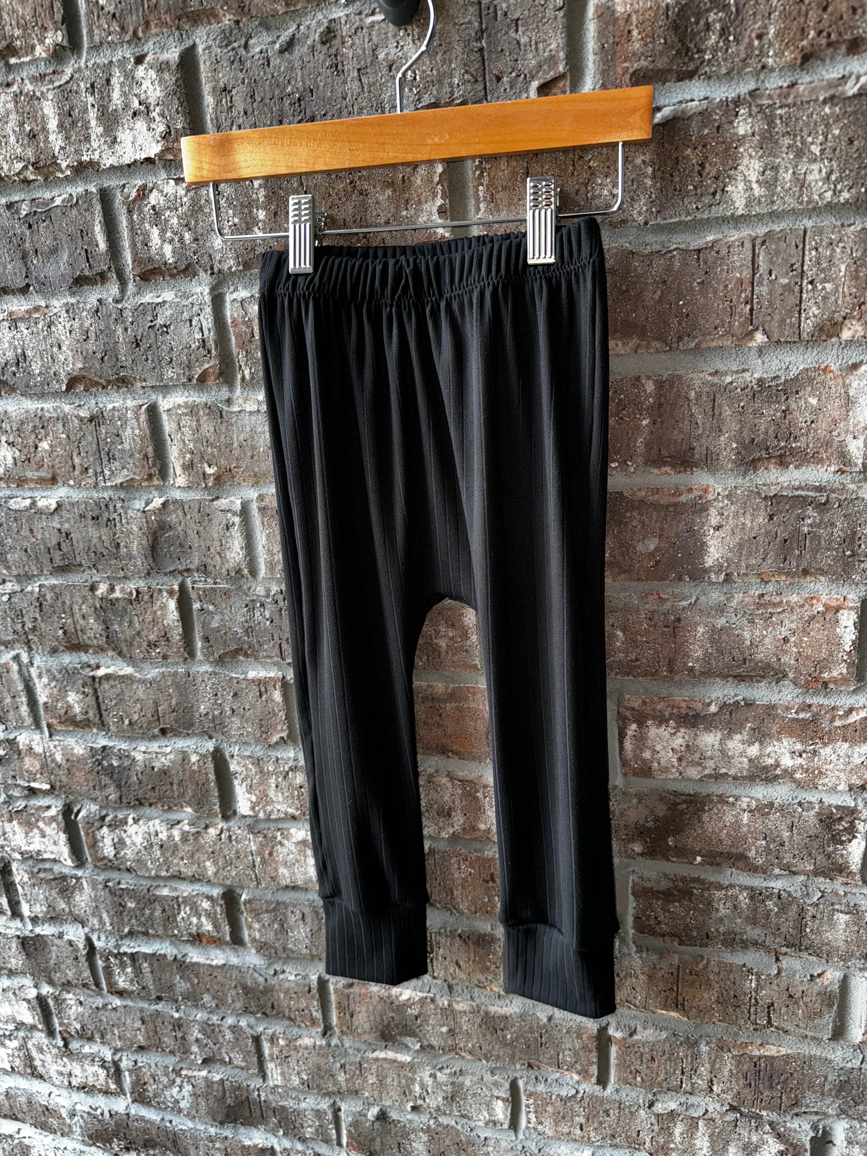 Black harem pants