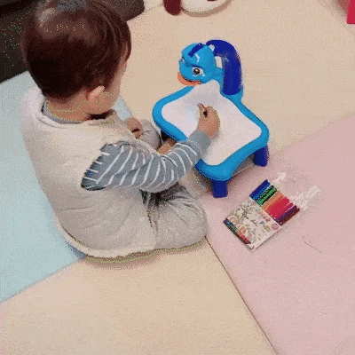 LED Projector Painting & Drawing Table for Kids | with FREE Markers &  Drawing Book