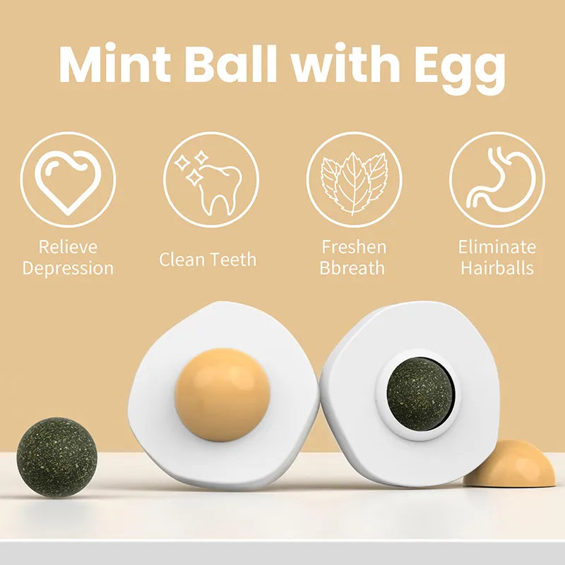 360° Rotating Catnip Ball