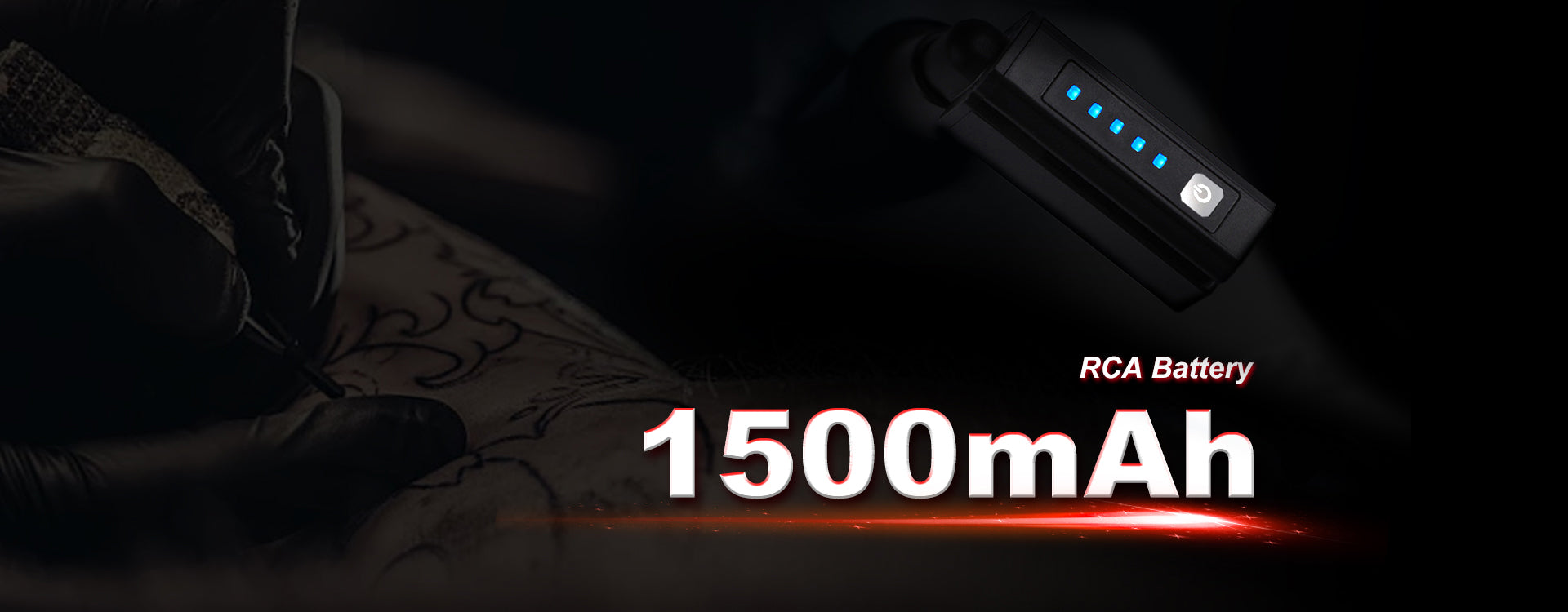 1500 mah Tattoo Wireless Power