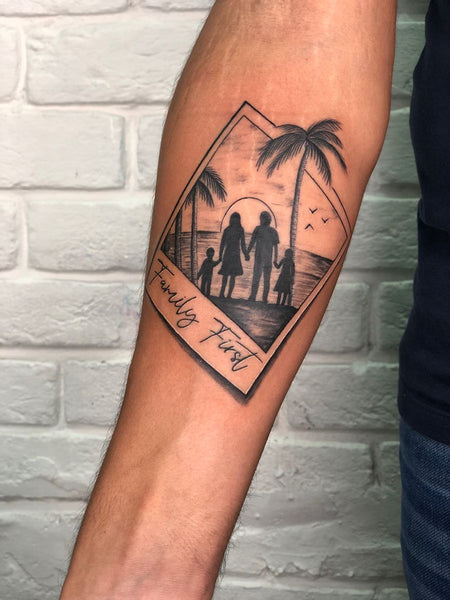 family photo tattoo