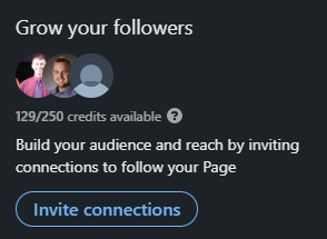 Using LinkedIn Credits to Invite Connections