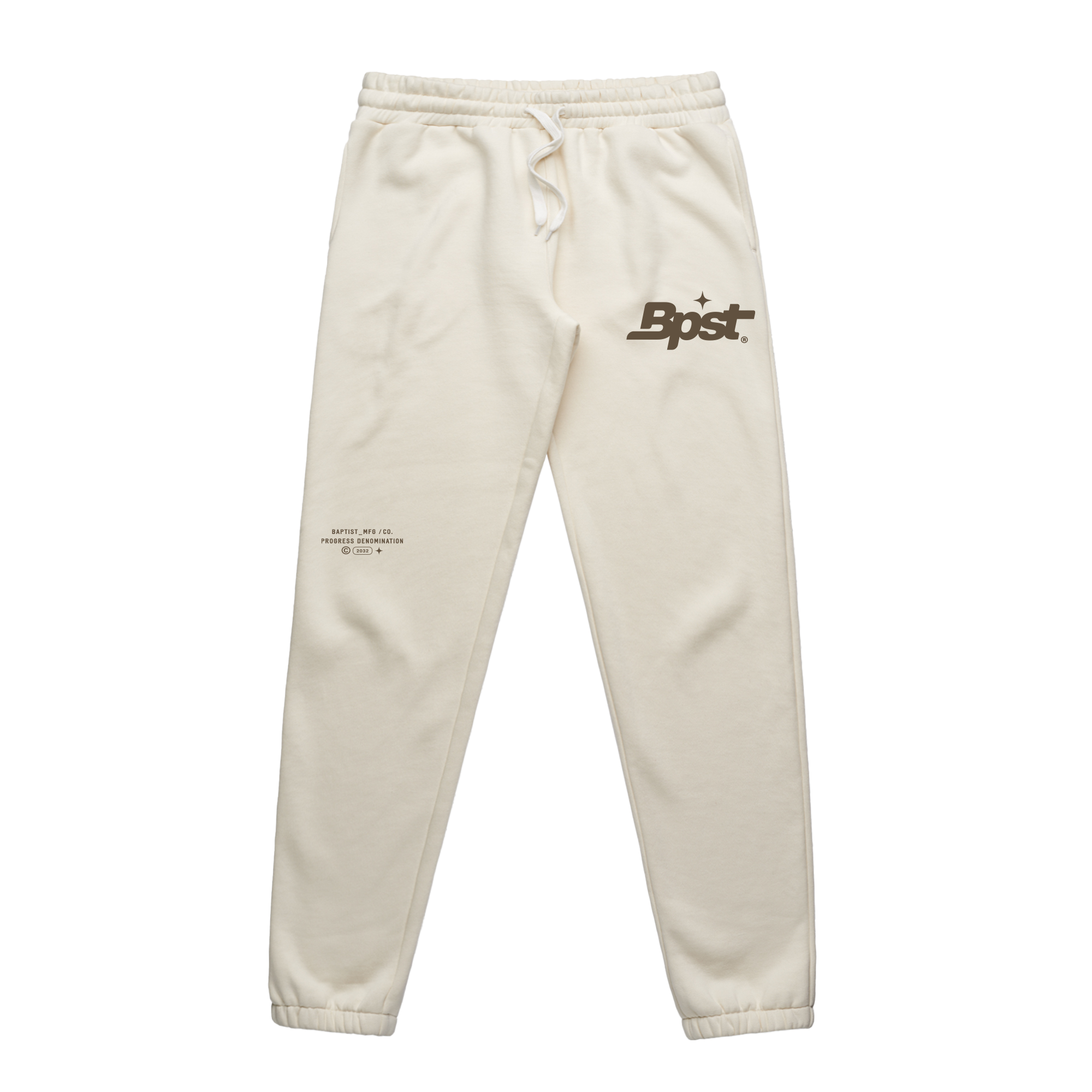 The Baptist Logo Sweatpants - Off White | FLOURYSH