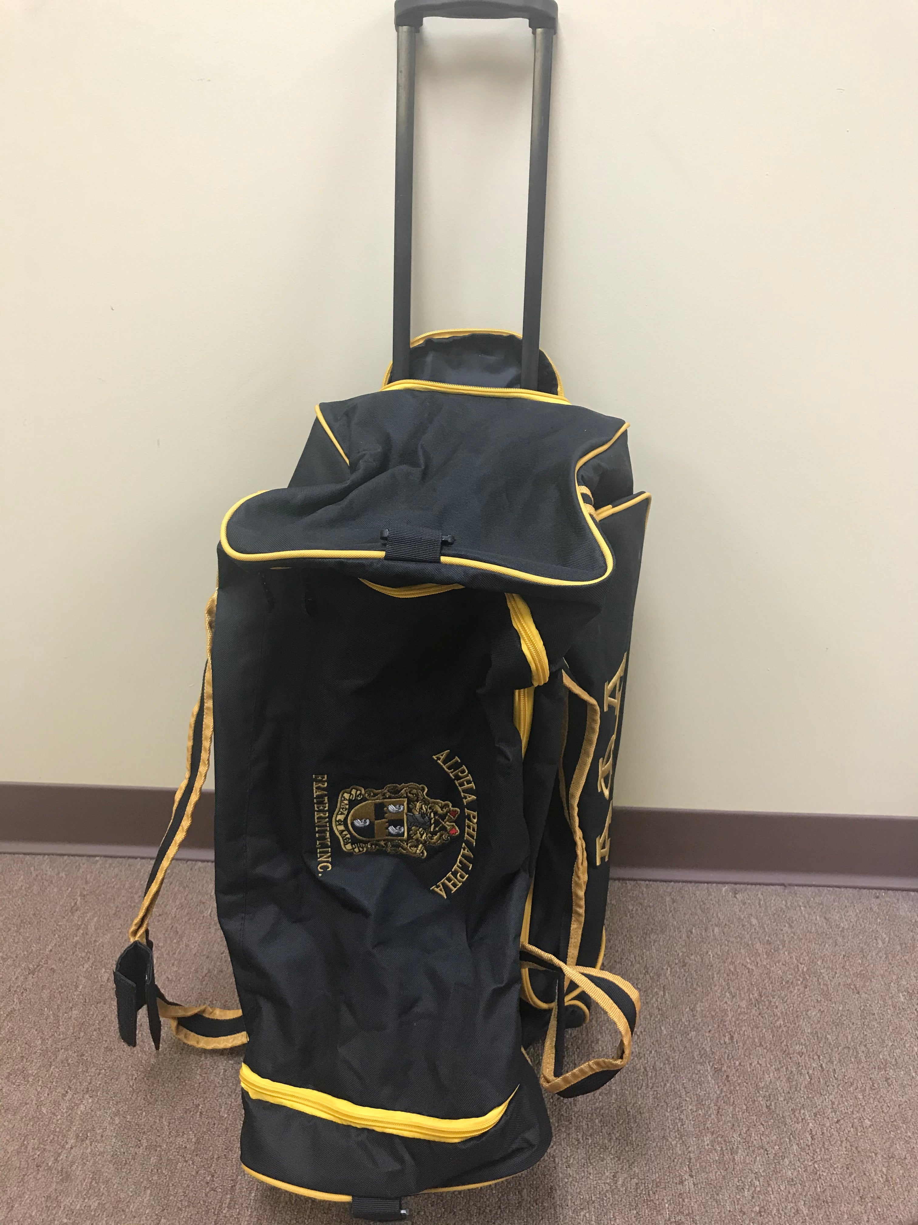 alpha phi alpha duffle bag