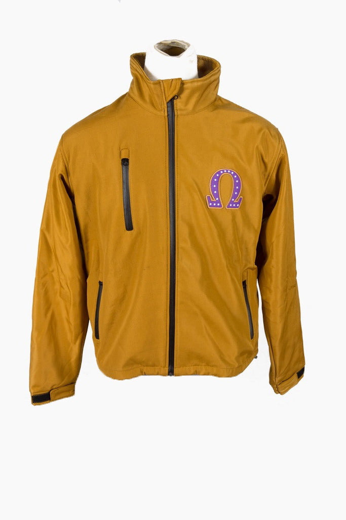 Omega Psi Phi Old Gold Soft Shell Jacket – Greek Traditions