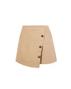 Girl Solid Color Casual divided skirt