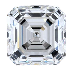 Asscher Cut Diamond Engagement Ring