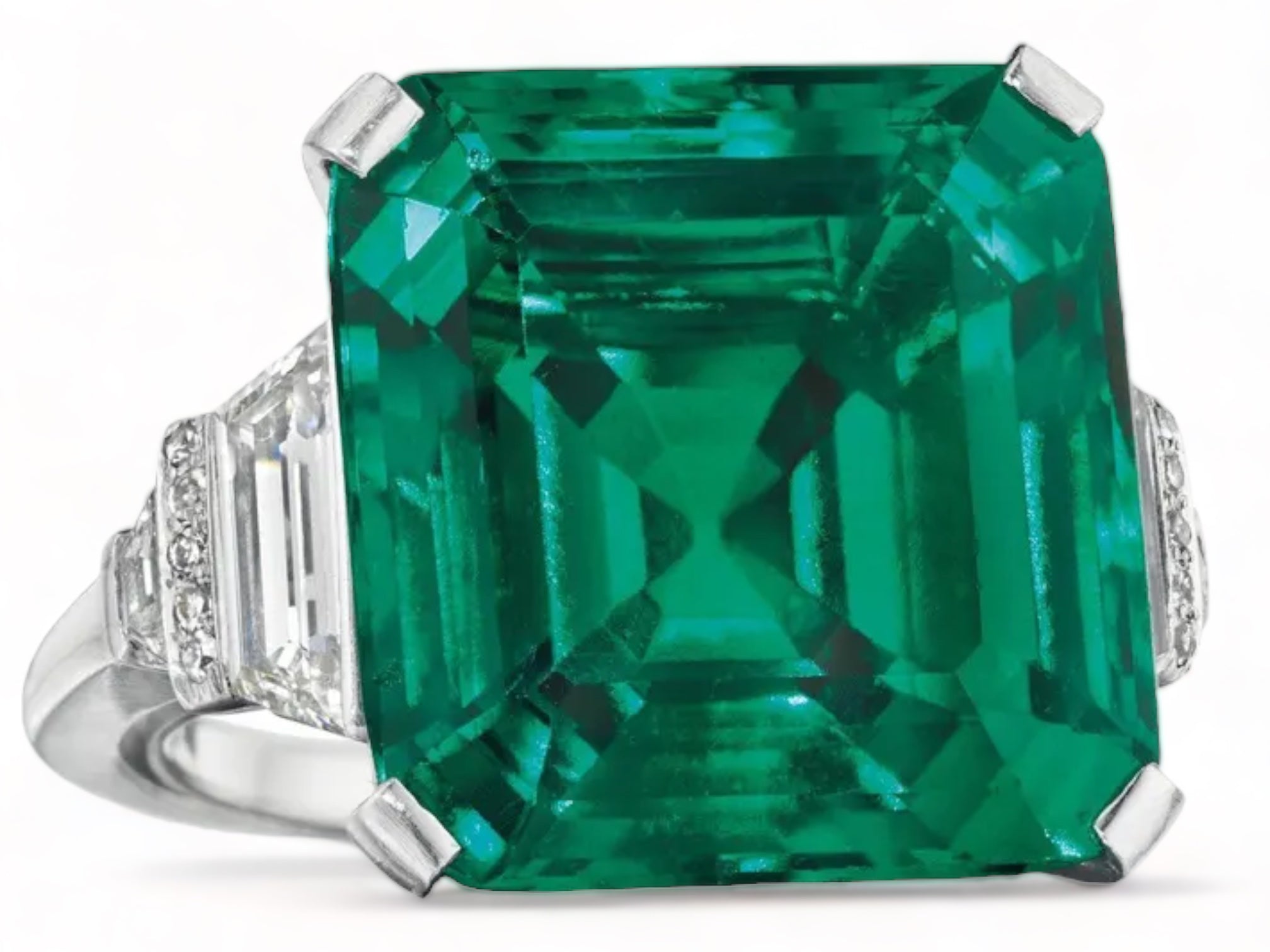 Rockefeller Emerald, a 18.04-carat emerald