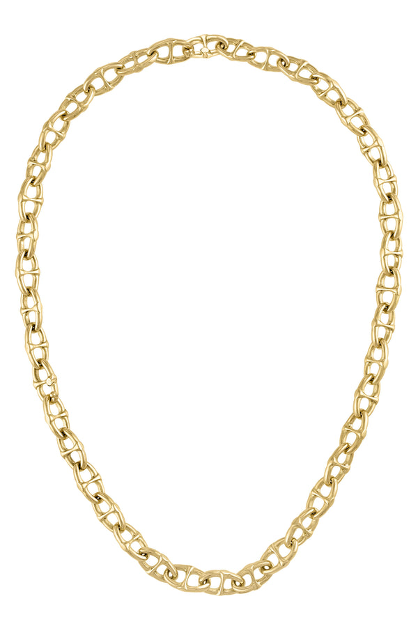 14K Gold 24 Inch Semisolid Mariner Chain Necklace - JCPenney