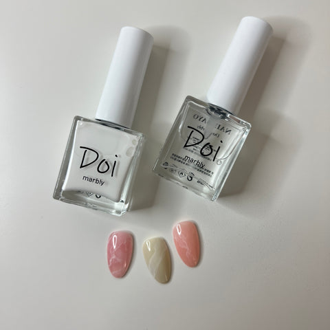 doi marbly white marble nail art designs