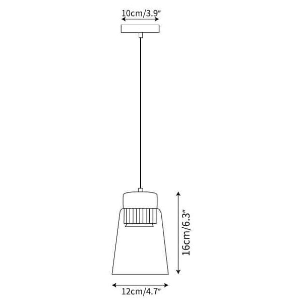 Smoke Cone Pendant Lamp