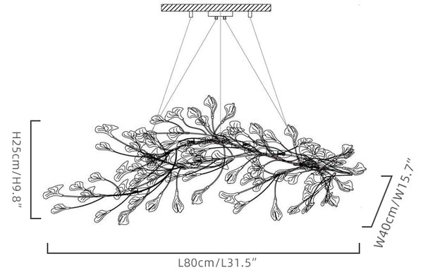 Gingko Chandelier A 1