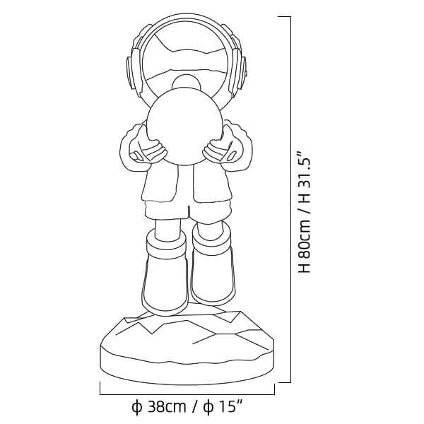 Fantasy Astronaut Floor lamp