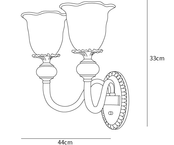 Glass Ceramic Wall Lamp