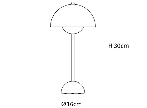 Flowerpot Table Lamp Portable