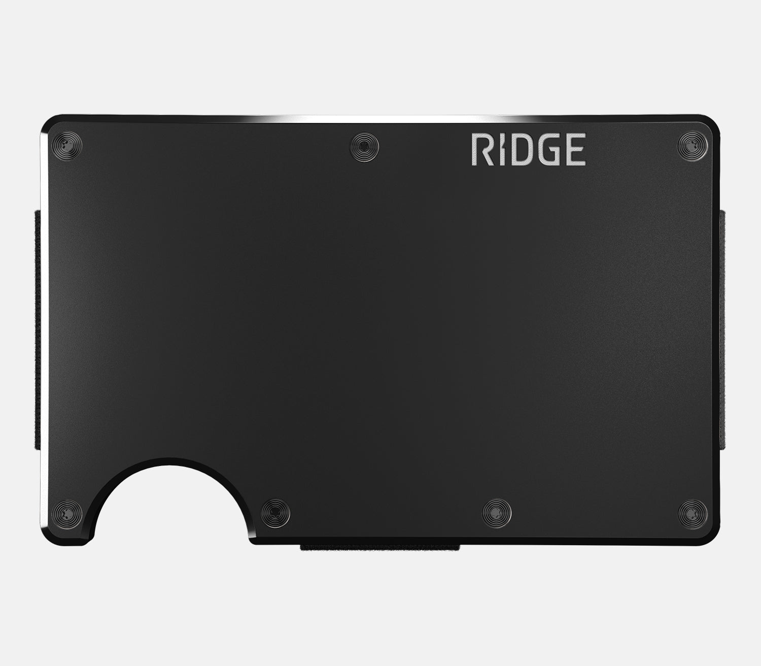 The Ridge Wallet: Aluminum - Black - Ridge CA