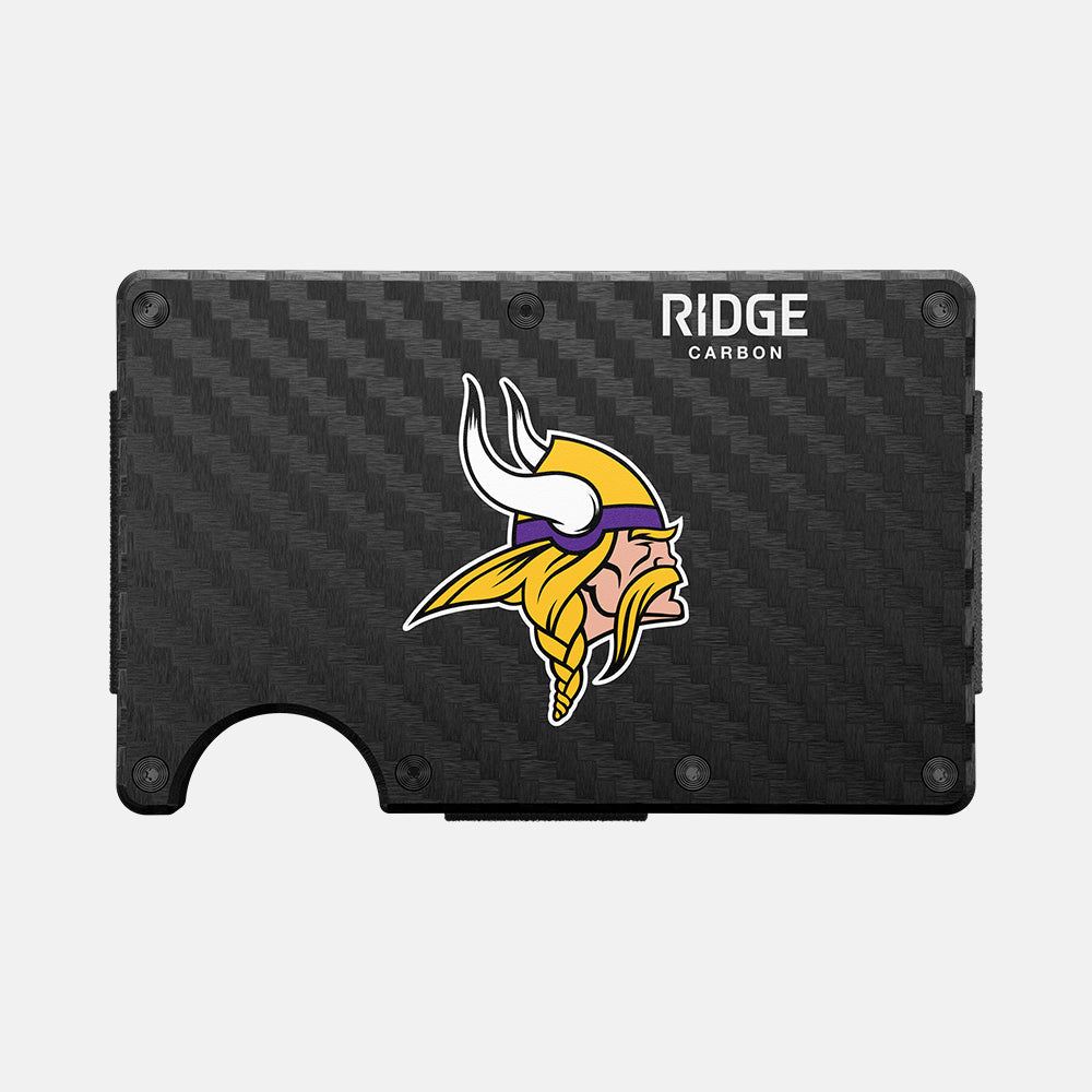 Ridge Wallet - Minnesota Vikings - Carbon Fiber 3k