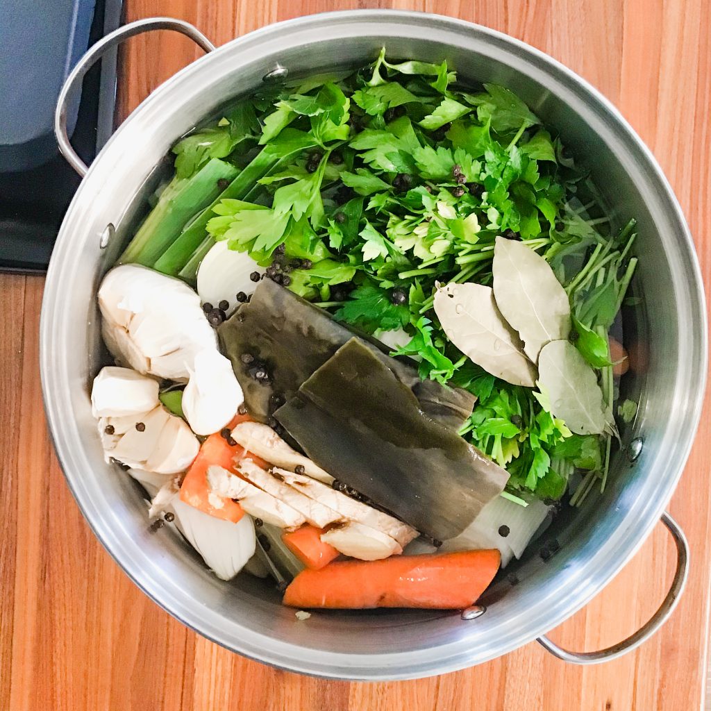 Mineral Healing Broth in pot