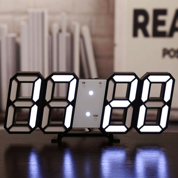 カッコイイ 電子テーブルカレンダー機能付き 3段階調光可能 Ledデジタル壁掛け時計 Ciuntown