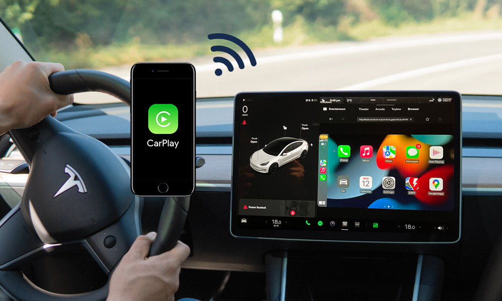 wireless carplay for any tesla cars in 2022