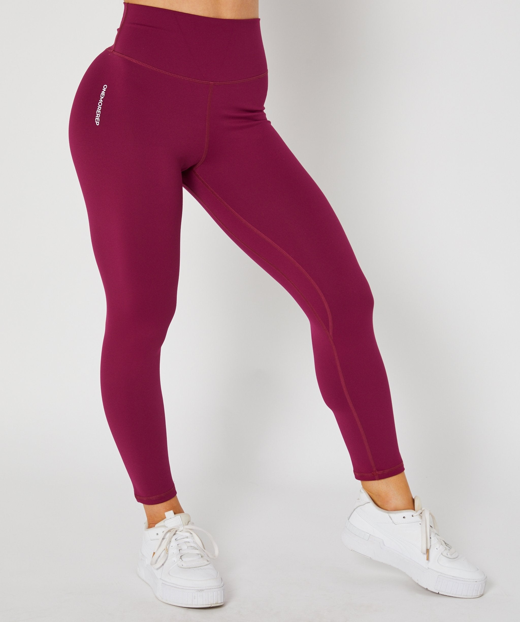 Image of Core Leggings - 7/8 Length (Berry) by OneMoreRep