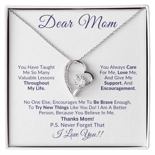 Dear Mom P.S. Forever Love Necklace