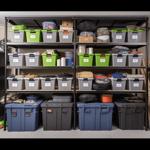 organized storage unit