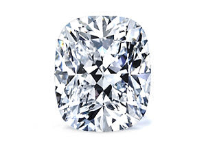 Cushion cut diamond shape