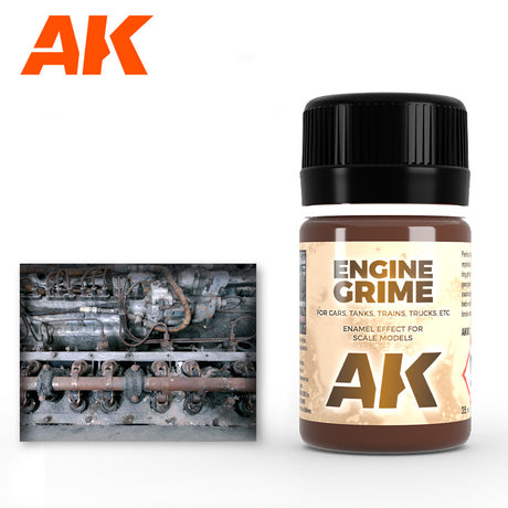 AK Interactive - Streaking Grime for Panzer Grey Vehicles - LAST CAVALRY LLC