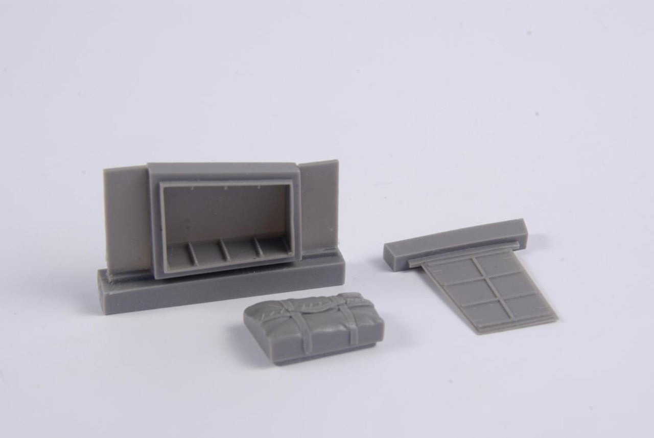 CMK 1/48 CMK Beaufighter TF Mk.X Dinghy Box and Access Panel for Revell Resin