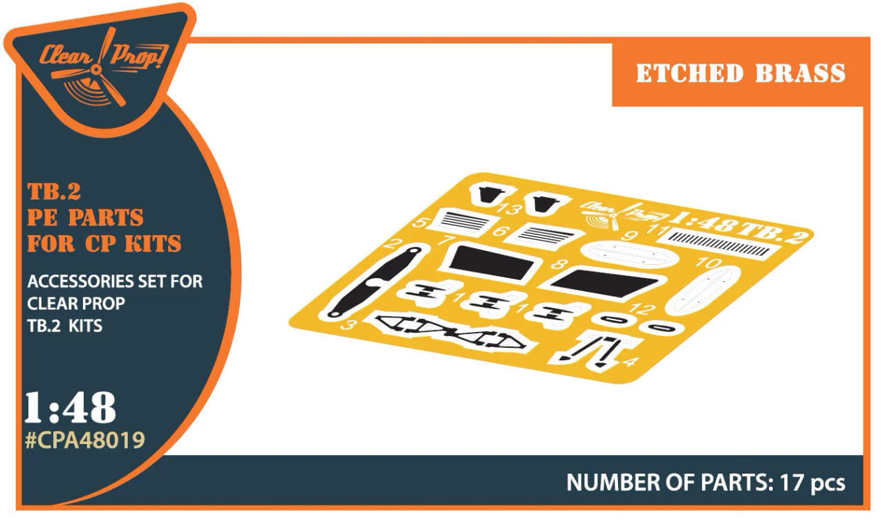 Clear Prop 1/48 Clear Prop TB.2 PE parts for CP kits