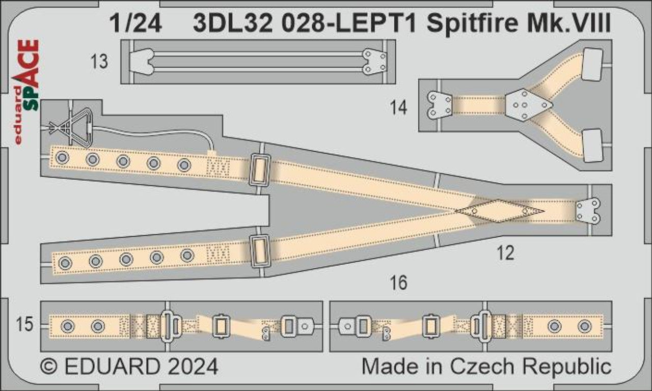 Eduard 1/24 Eduard Spitfire Mk.VIII SPACE SPACE for AIRFIX