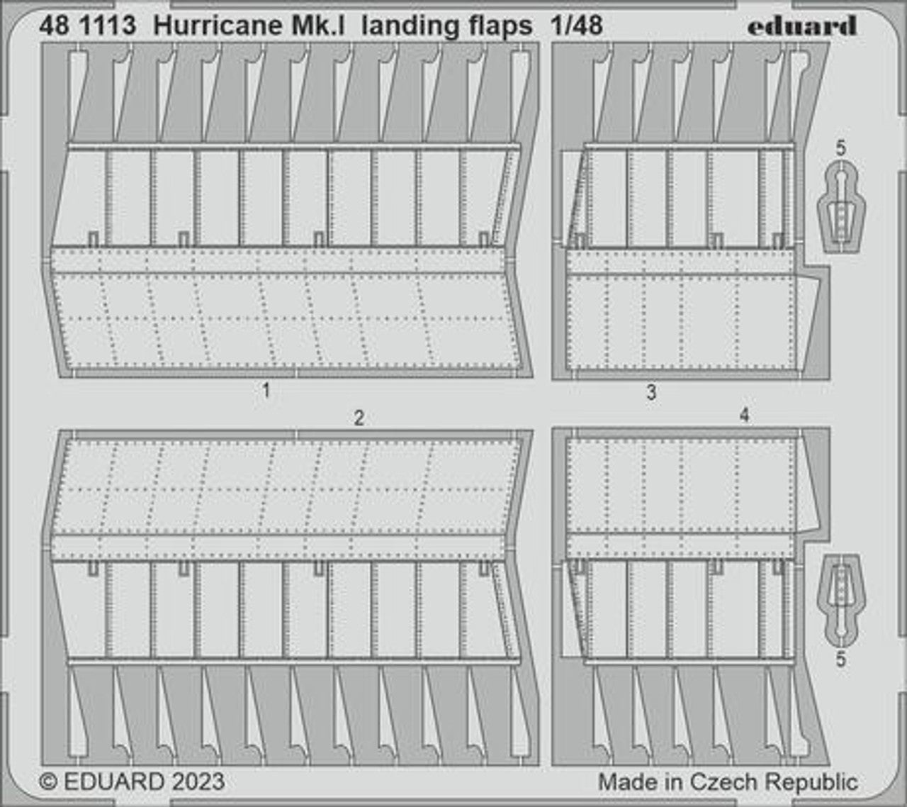 Eduard 1/48 Eduard Hurricane Mk.I landing flaps for Hobby Boss