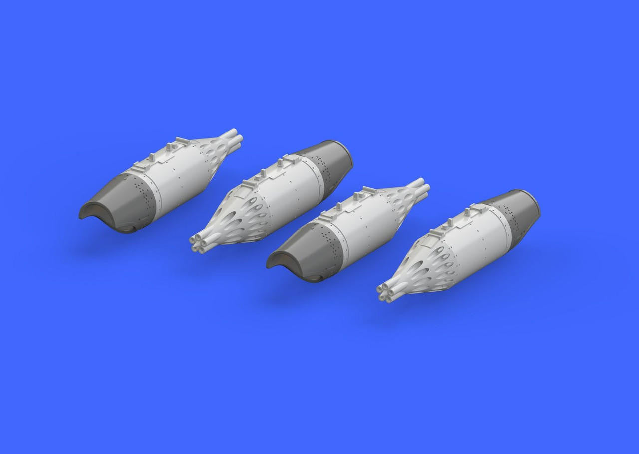Eduard 1/72 Eduard Mi24 UB32A24 Rocket Pods for EDU & ZVE (Resin)