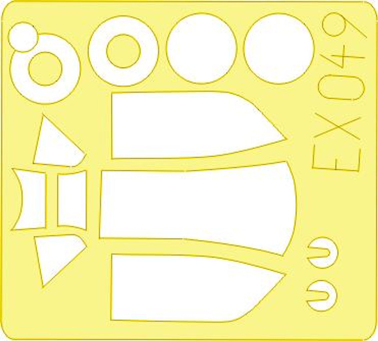 Eduard 1/48 Eduard Mask Bf 109K for Hasegawa