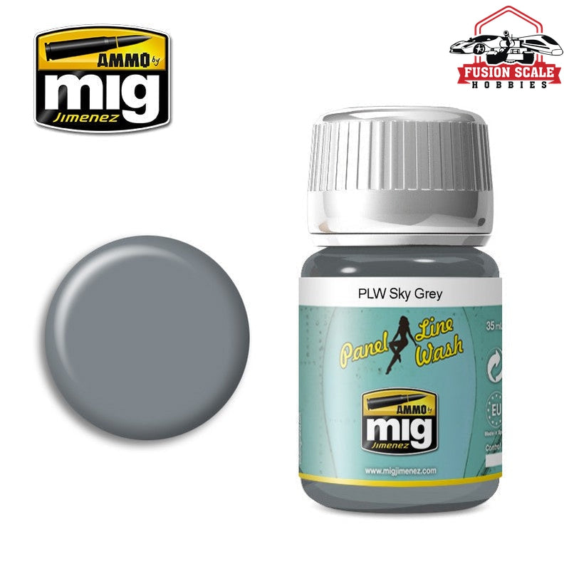 Ammo Mig Jimenez Panel Line Wash Sky Gray