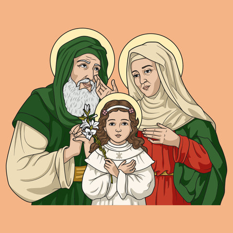 The story of Saint Joachim, the father of the Virgin Mary