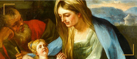 The story of Saint Anne the mother of the Virgin Mary