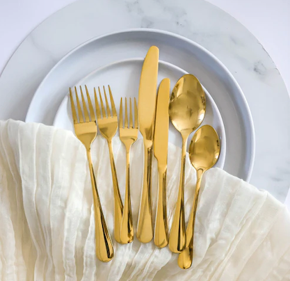 Gold Cutlery Sets