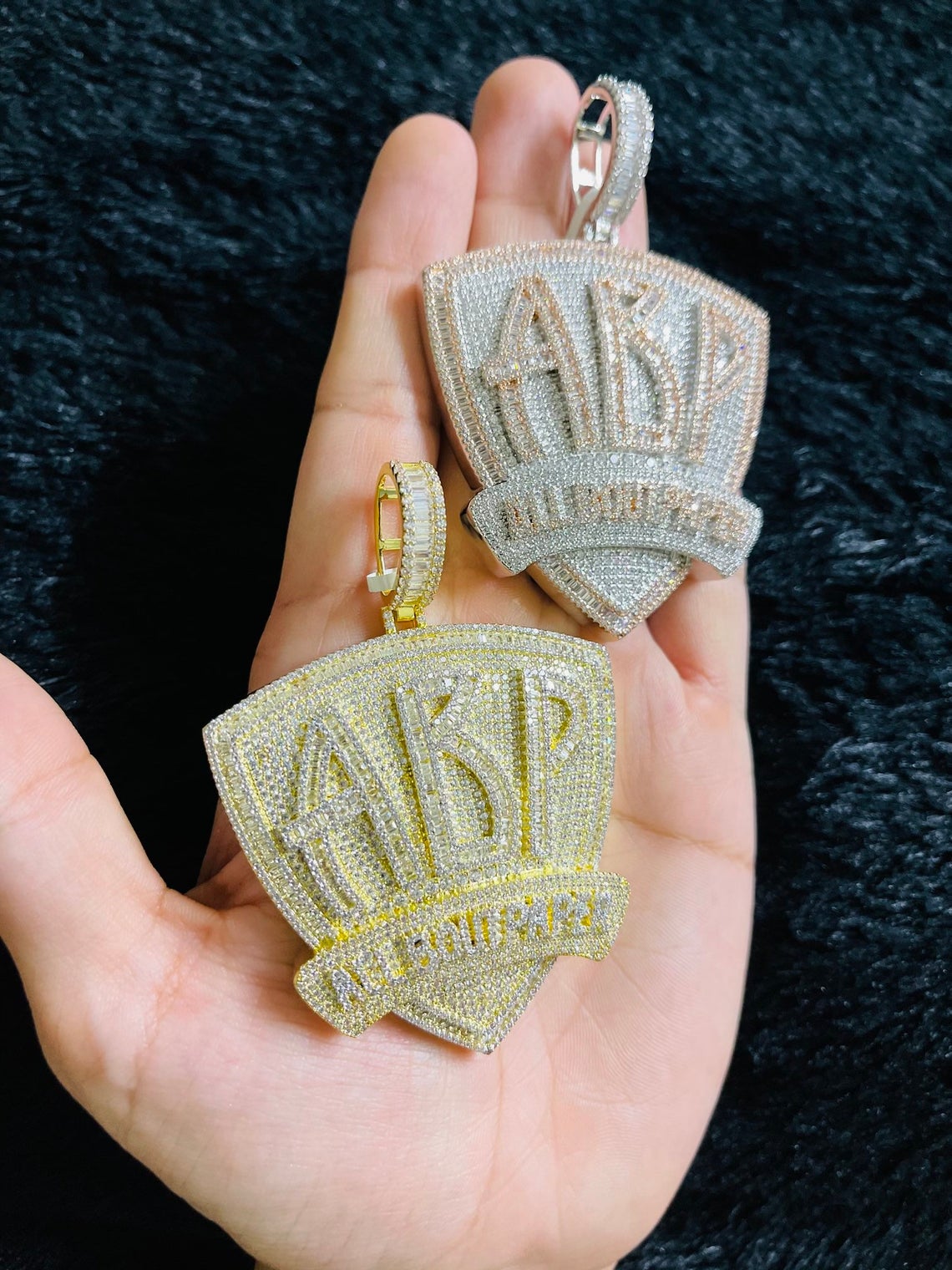 hip hop diamond pendants