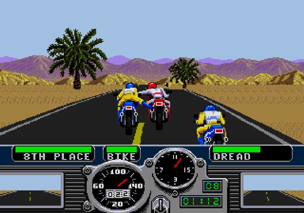Игры 80 х годов. Игра Road Rash для Sega. Sega Mega Drive 2 Road Rash. Road Rash 1991. Road Rash 1 Sega.