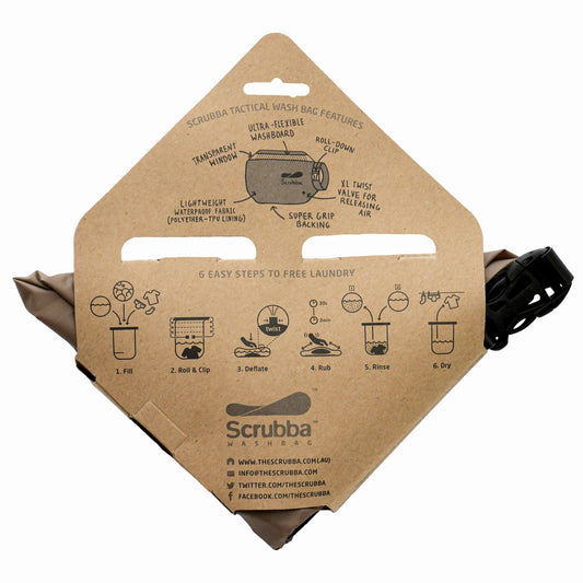 Scrubba Travel Drying Combo for inflatable hangers & clothesline.