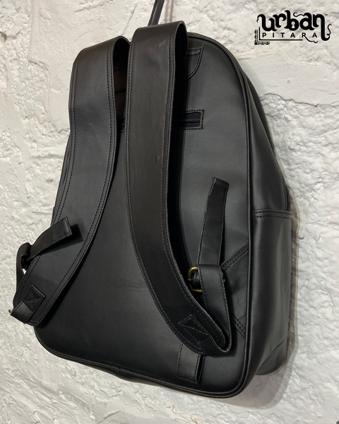 Dead Yet Faux Leather D Backpack