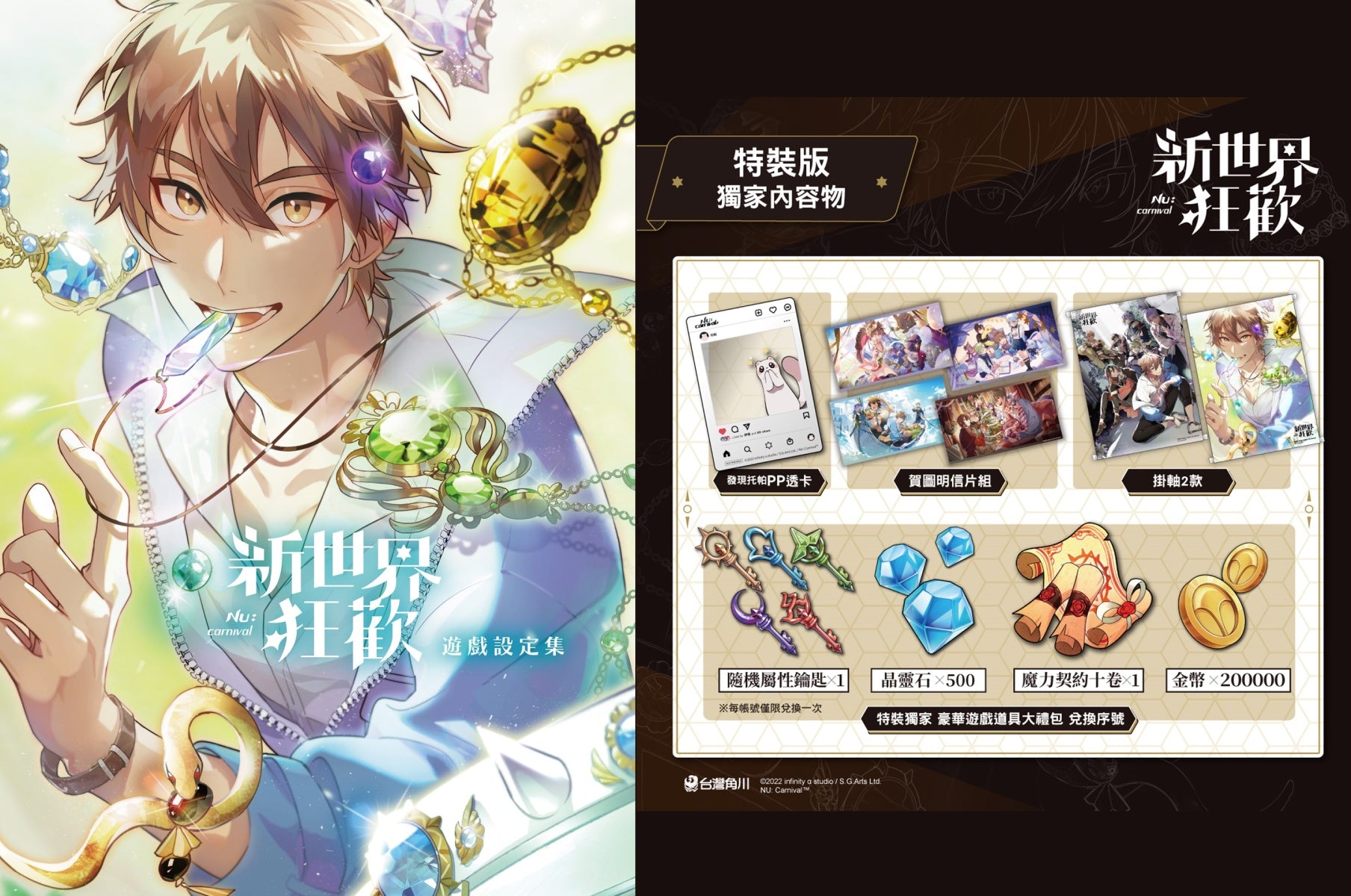 NU:カーニバル】設定資料集 セット