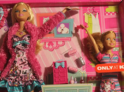 barbie sisters slumber party set by mattel