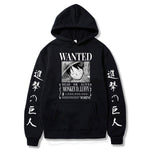 Attack on Titan One Piece Luffy Hoodie Men Fashion Homme Fleece Hoodies Japanese Anime Printed Male Streetwear Oversized Clothes