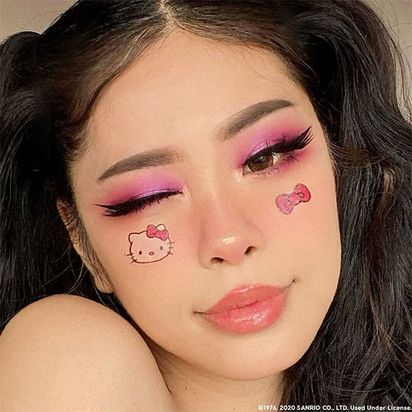 Hello Kitty Colour Pop Makeup Sanriocore Aesthetic